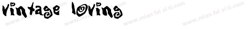 Vintage Loving字体转换